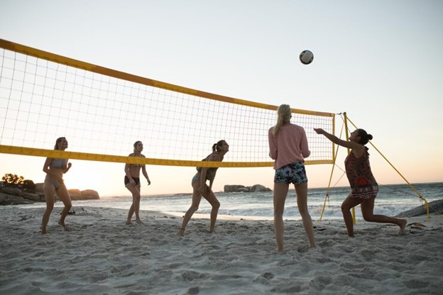 Charm of Beach Volleyball 